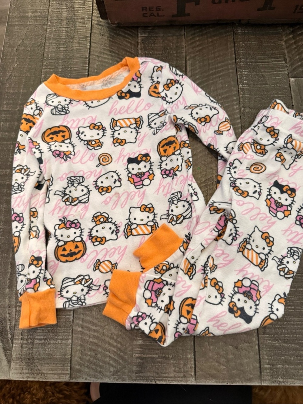 Hello Kitty 3t Girls Halloween Pajama Set